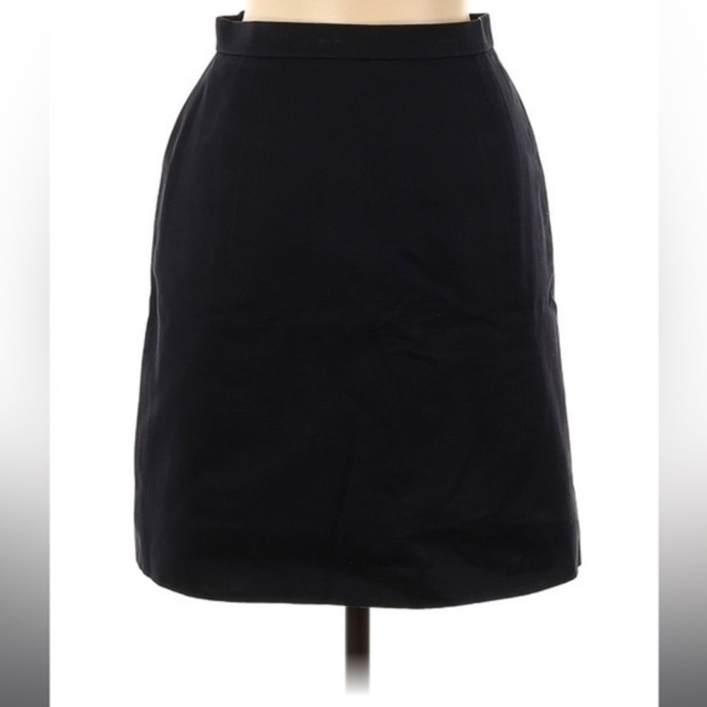 Extremely Rare Vintage CHANEL Boutique 1997 Cruise Karl Lagerfeld Black Skirt